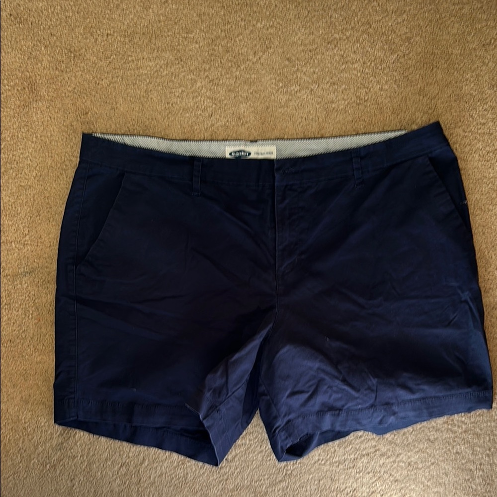 Old Navy Deep Blue Twill Shorts